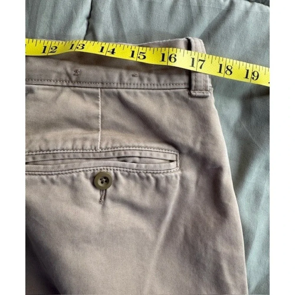 VTG J Crew Mens 36 x 30 Flannel Lined Khaki Chino Pants Tartan Plaid Y2K Grandpa